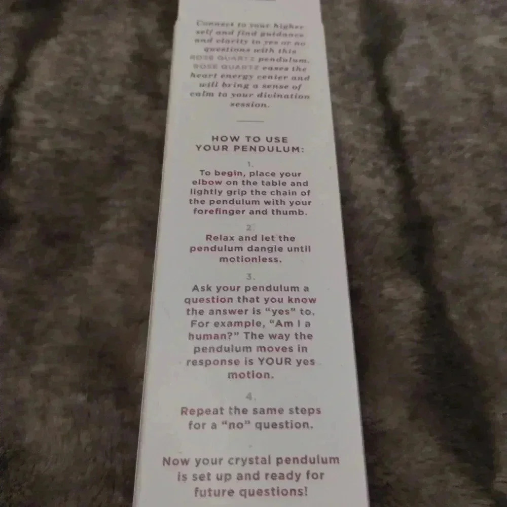 Rose quartz pendulum - Picture 5 of 6